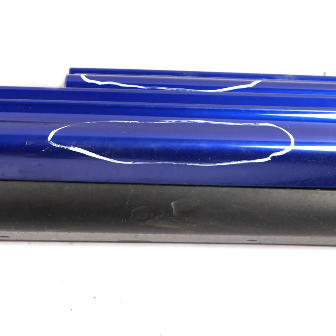 Side Skirt Right O/S JCW Sill Cover Rocker Panel Starlight Blue - B62 to Mini F55 with Part number 7381034 Mini F55 Side Skirt Right O/S JCW Sill Cover Rocker Panel Starlight Blue - B62 - SKU 7381034-STB - Part number 7381034
