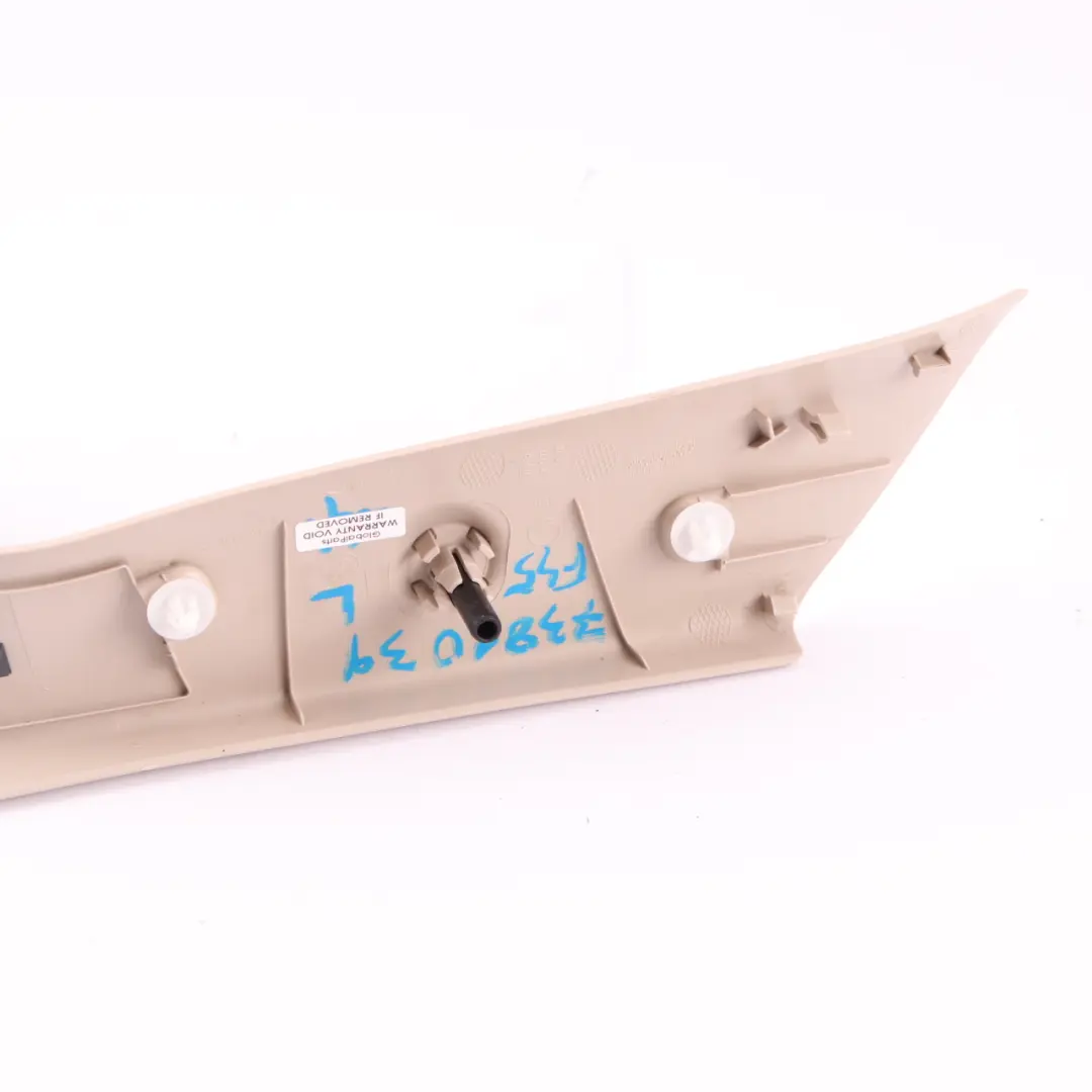 Trunk Lid Panel Trim Rear Left N/S Tailgate Cover Oyster to BMW F45 with Part number 7381039 BMW F45 Trunk Lid Panel Trim Rear Left N/S Tailgate Cover Oyster - SKU 7381039 - Part number 7381039