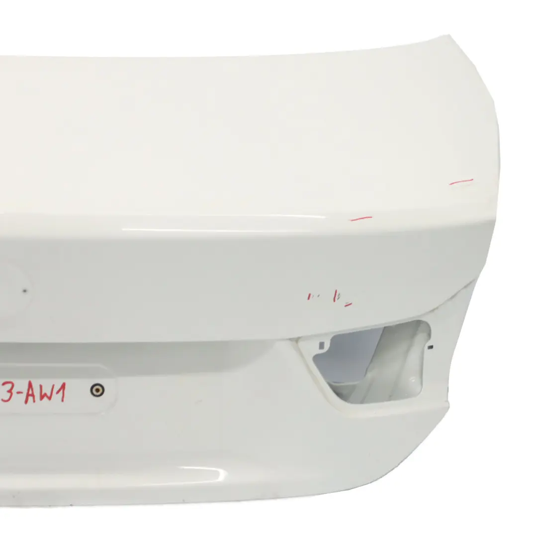 BMW F32 Coupe Rear Boot Trunk Lid Tailgate White Alpinweiss 3 - 300 - SKU 7381193-AW1 - Part number 7381193