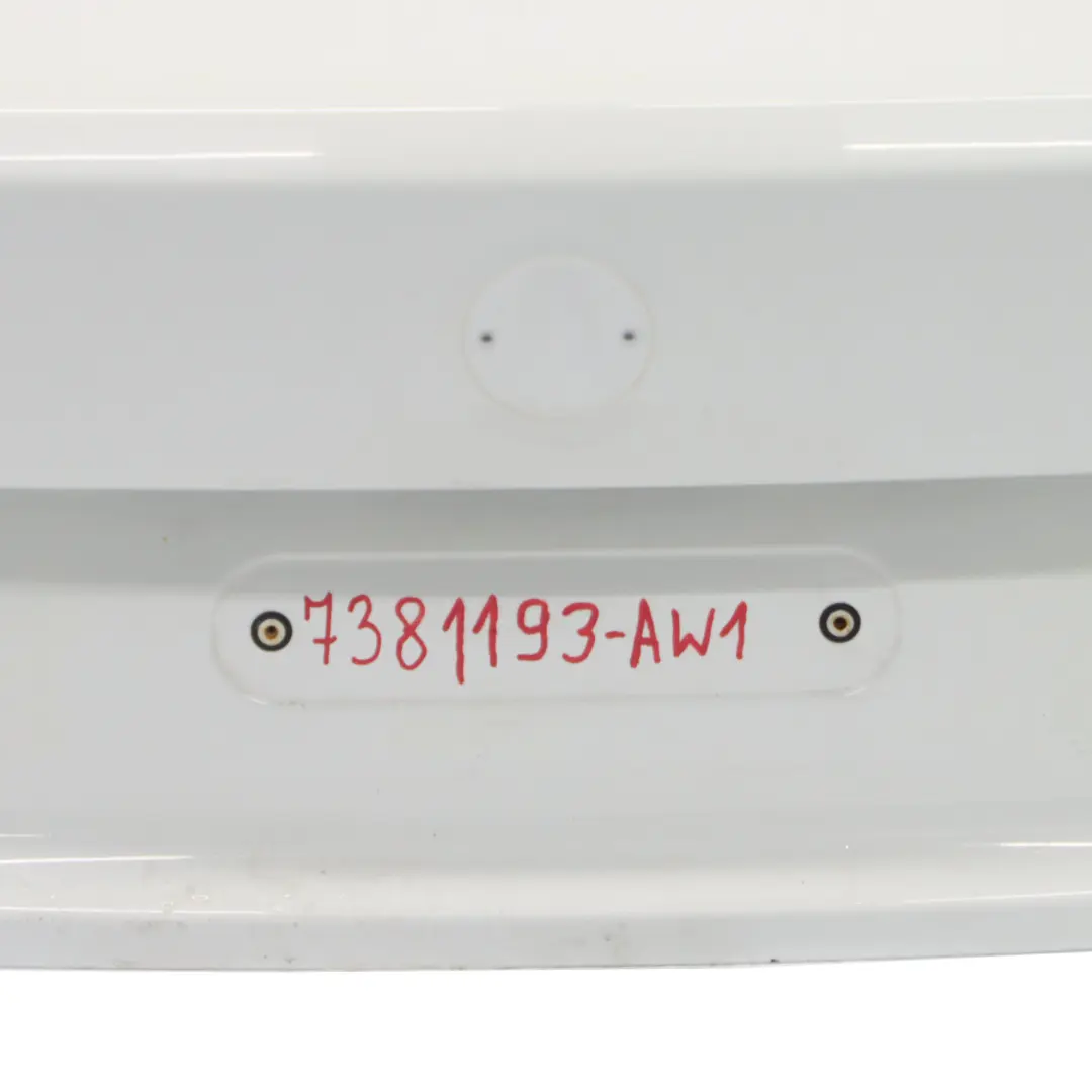 Boot Trunk Lid Tailgate White Alpinweiss 3 - 300 to BMW F32 Coupe Rear with Part number 7381193 BMW F32 Coupe Rear Boot Trunk Lid Tailgate White Alpinweiss 3 - 300 - SKU 7381193-AW1 - Part number 7381193