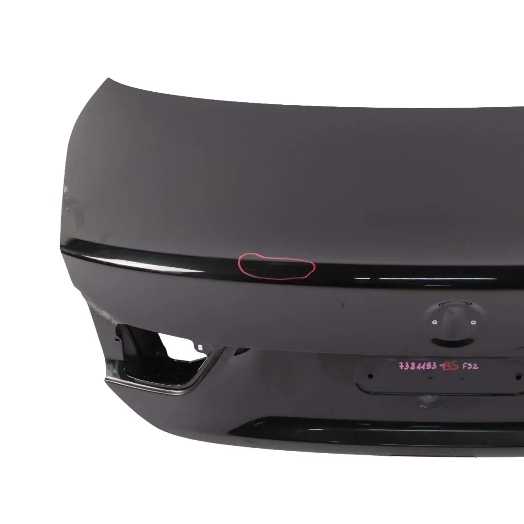 Boot Trunk Lid Rear Tailgate Panel Black Sapphire Metallic - 475 to BMW F32 with Part number 7381193 BMW F32 Boot Trunk Lid Rear Tailgate Panel Black Sapphire Metallic - 475 - SKU 7381193-BS - Part number 7381193