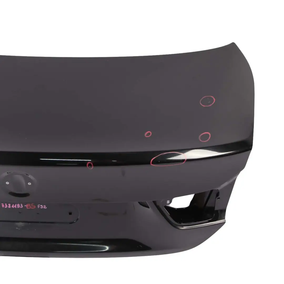 BMW F32 Boot Trunk Lid Rear Tailgate Panel Black Sapphire Metallic - 475 - SKU 7381193-BS - Part number 7381193