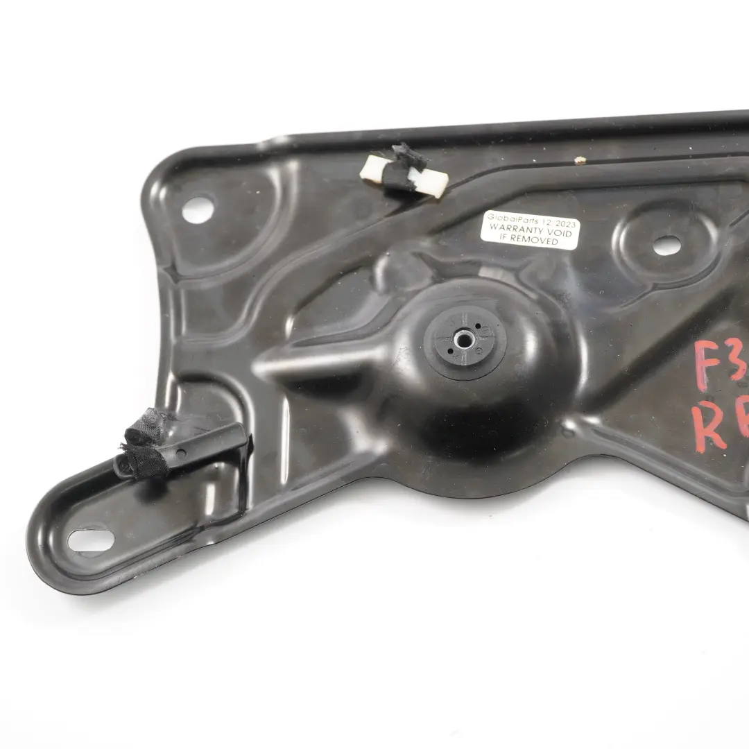 BMW F36 Fensterheber Motor hinten rechts Abdeckung Platte Halterung - SKU 7381922 - Teilenummer 7381922
