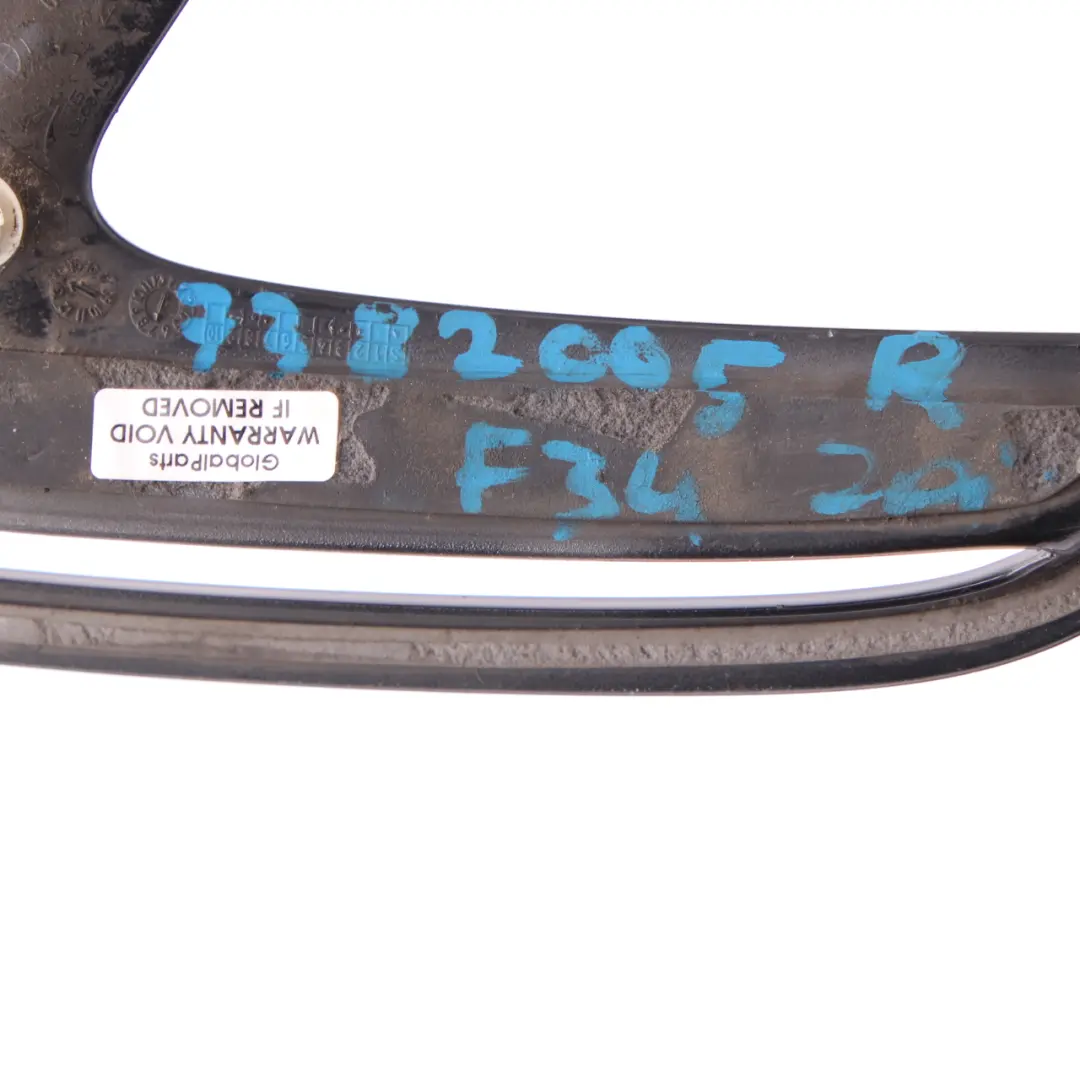 Duct Side Panel Front Right O/S Wing Fender Grille Trim to BMW F34 GT Air with Part number 7382006 BMW F34 GT Air Duct Side Panel Front Right O/S Wing Fender Grille Trim - SKU 7382006 - Part number 7382006