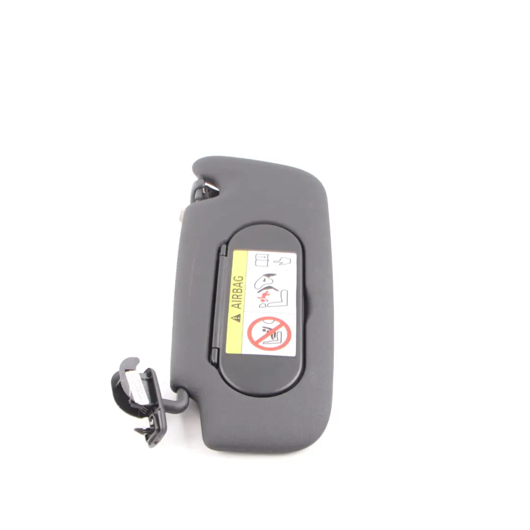 Mini Cooper ein F55 F56 Sonnenblende Spiegel Abdeckung links schwarz - SKU 7382103-1 - Teilenummer 7382103