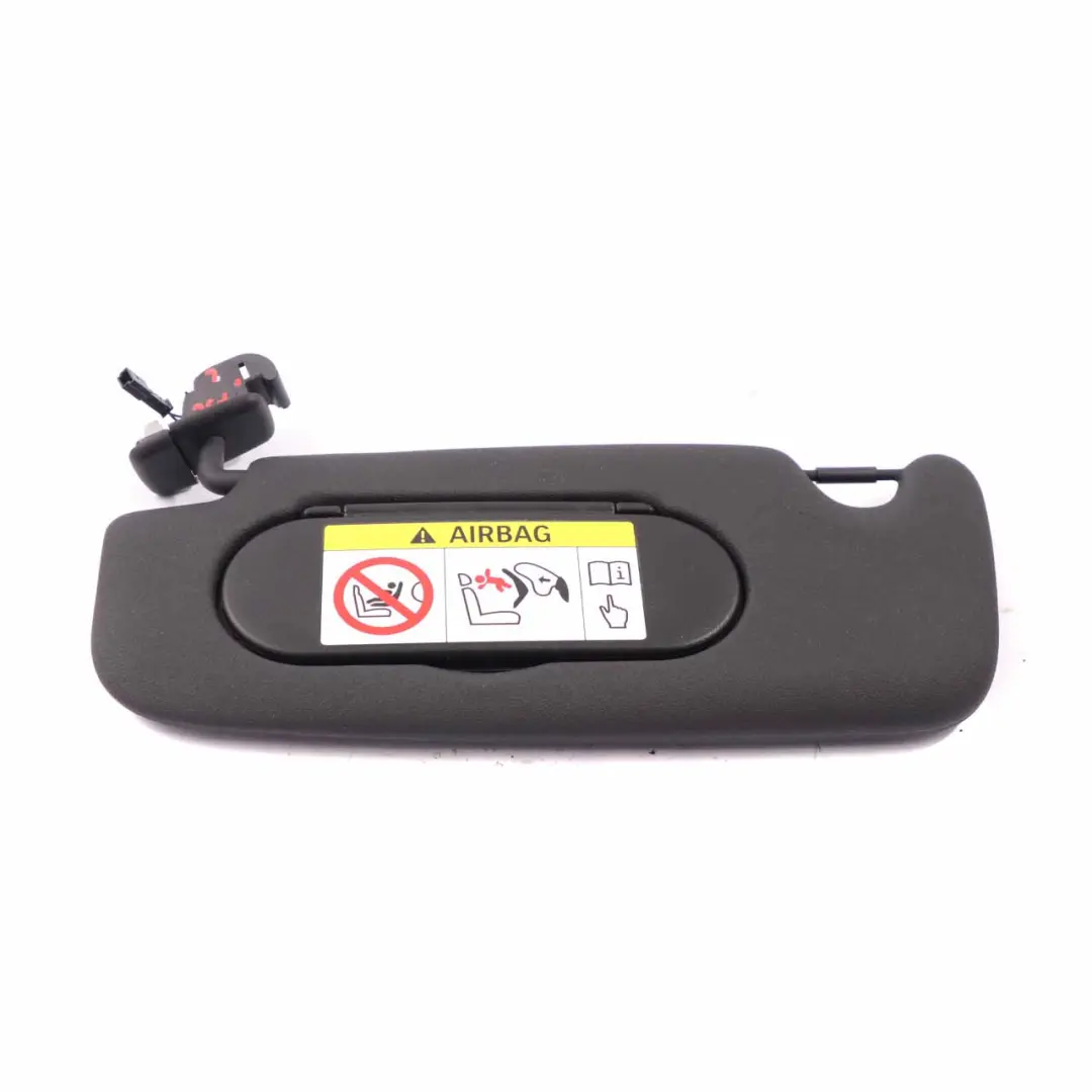 Parasole Mini Cooper One F55 F56 Coprispecchietto Sinistro Nero per con numero di parte 7382103 Parasole Mini Cooper One F55 F56 Coprispecchietto Sinistro Nero - SKU 7382103 - Numero di parte 7382103