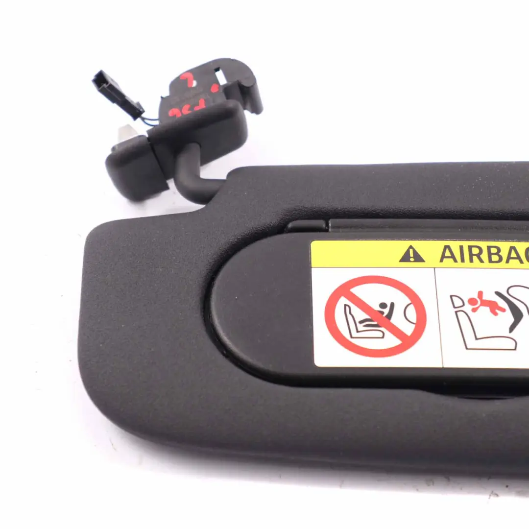  Sun Visor Mini Cooper One F55 F56 Sunvisor Mirror Cover Left N/S Black - SKU 7382103 - Part number 7382103