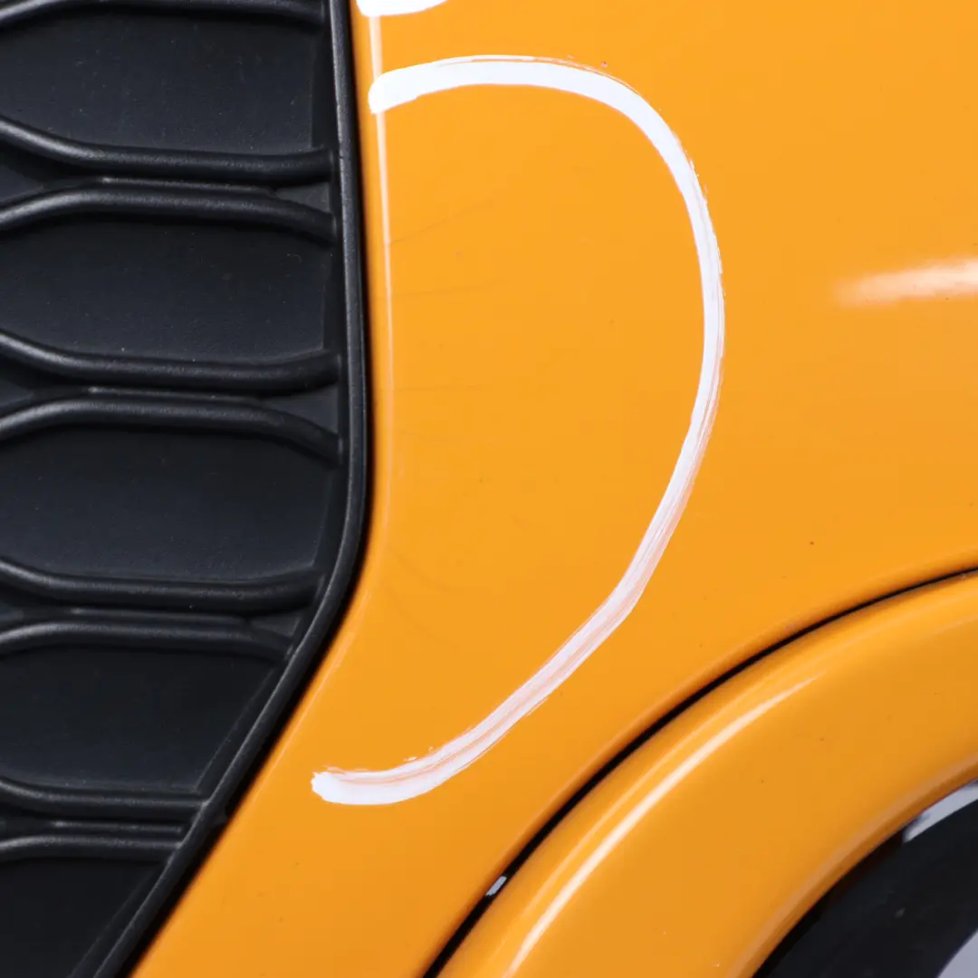 Bumper JCW Trim Panel Cover Volcanic Orange - B70 to Mini F56 F57 Rear with Part number 7382173 Mini F56 F57 Rear Bumper JCW Trim Panel Cover Volcanic Orange - B70 - SKU 7382173-VOR - Part number 7382173