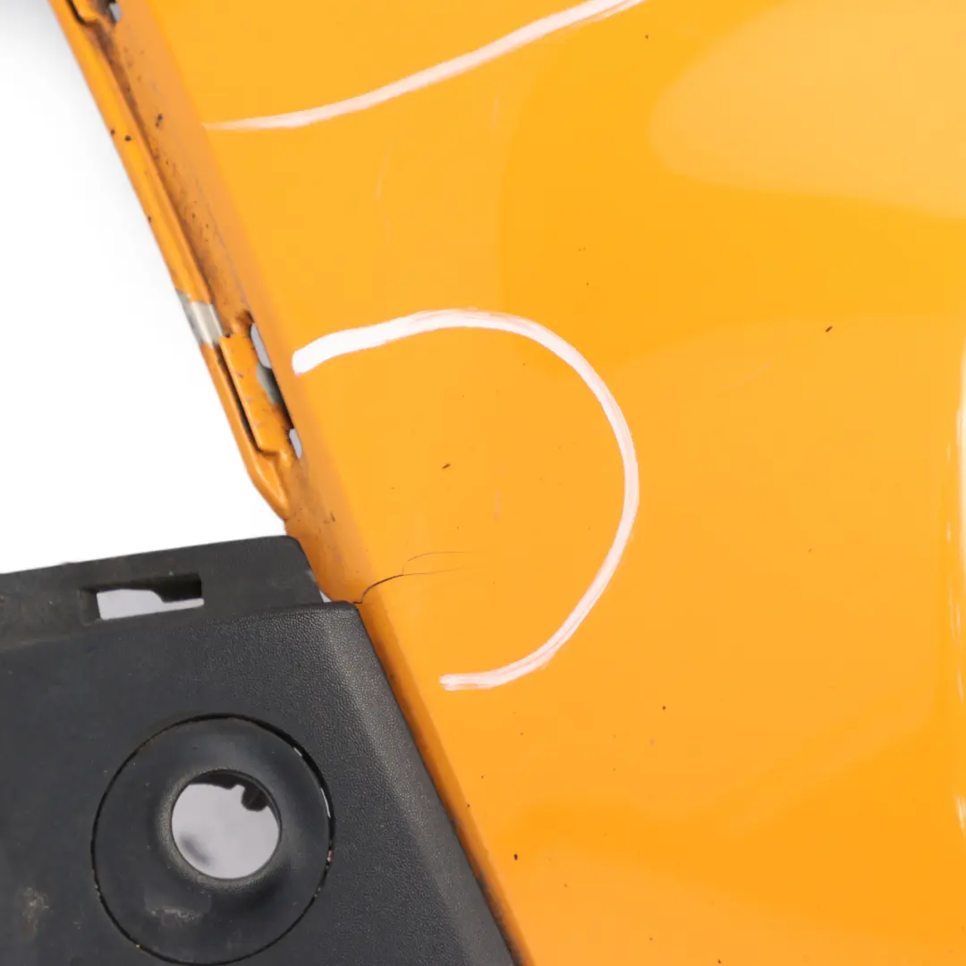 Bumper JCW Trim Panel Cover Volcanic Orange - B70 to Mini F56 F57 Rear with Part number 7382173 Mini F56 F57 Rear Bumper JCW Trim Panel Cover Volcanic Orange - B70 - SKU 7382173-VOR - Part number 7382173