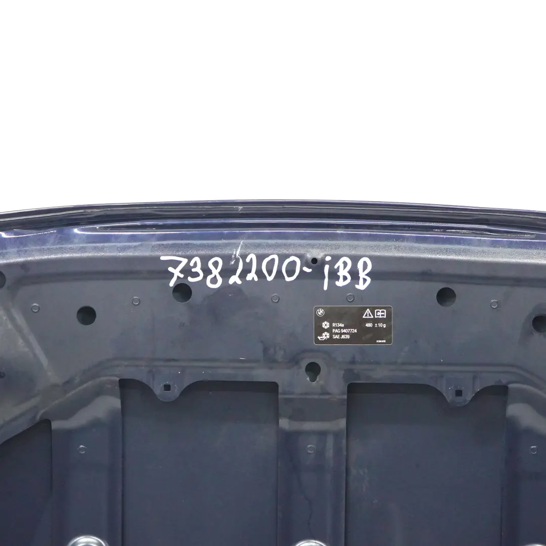 Maska Pokrywa Silnika Imperialblau Niebieski Metalik - A89 do BMW F45 o numerze 7382200 BMW F45 Maska Pokrywa Silnika Imperialblau Niebieski Metalik - A89 - SKU 7382200-IBB - Numer Części 7382200