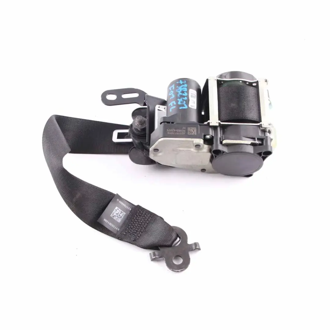 Seat Belt BMW F01 F10 F11 LCI Front Left N/S Seatbelt Upper REMA Black 7322613 - SKU 7382301 - Part number 7382301