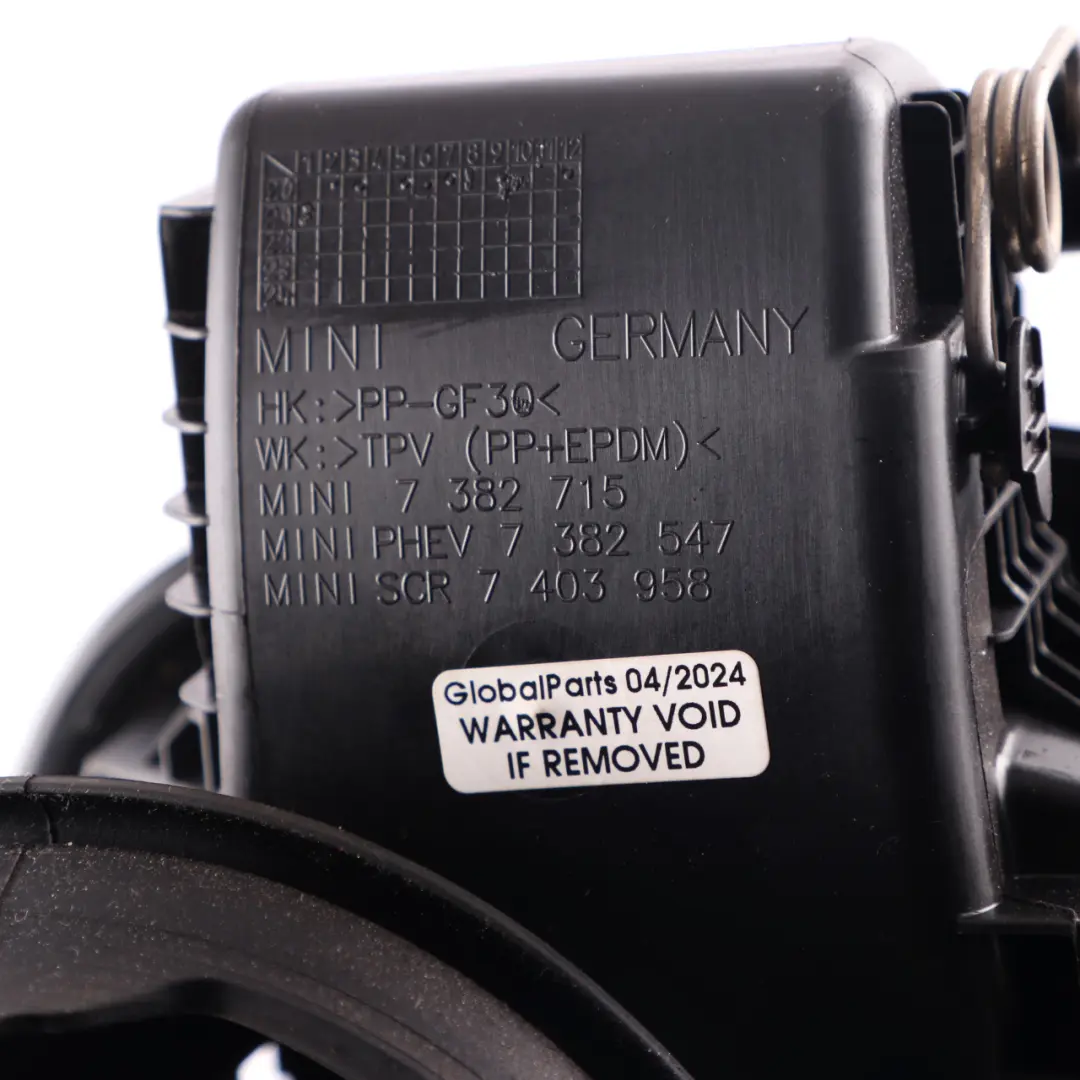 Mini F60 Serbatoio del carburante Coperchio di copertura Pot - SKU 7382547 - Numero di parte 7382547