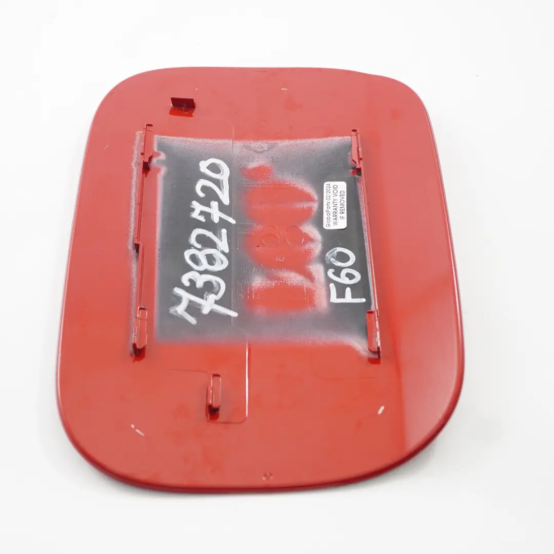 Mini F60 Kraftstoff tank einfüll stutzen Klappen abdeckung Chili Rot 851 - SKU 7382720-CHRED - Teilenummer 7382720