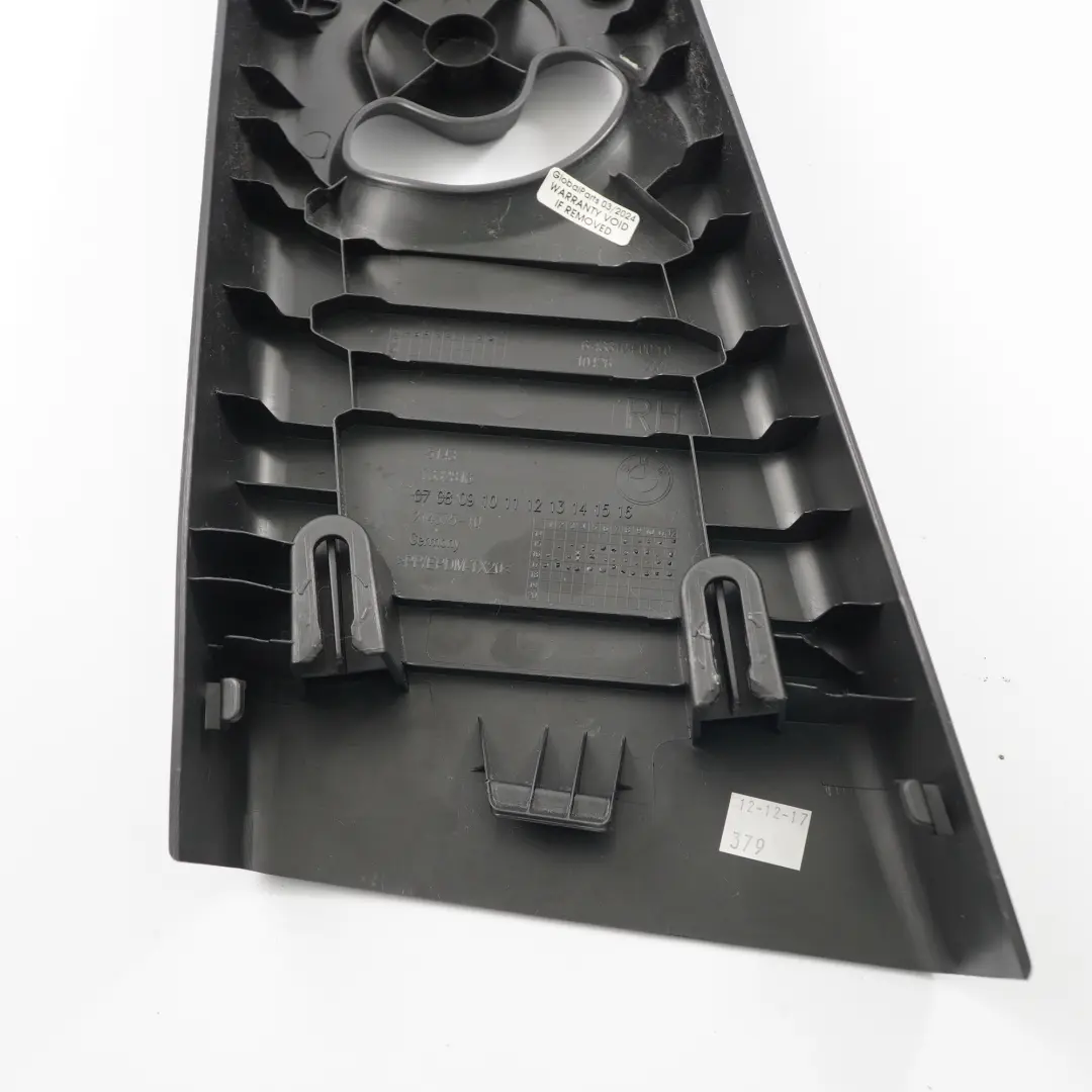 BMW X1 F48 Cover B Pillar Trim Panel Right O/S Black - SKU 7382860 - Part number 7382860