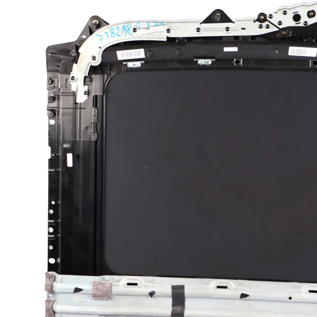 Electrical Sunroof Glass Panel Sliding Frame Assembly to BMW F01 G11 with Part number 7382981 BMW F01 G11 Electrical Sunroof Glass Panel Sliding Frame Assembly - SKU 7382981 - Part number 7382981