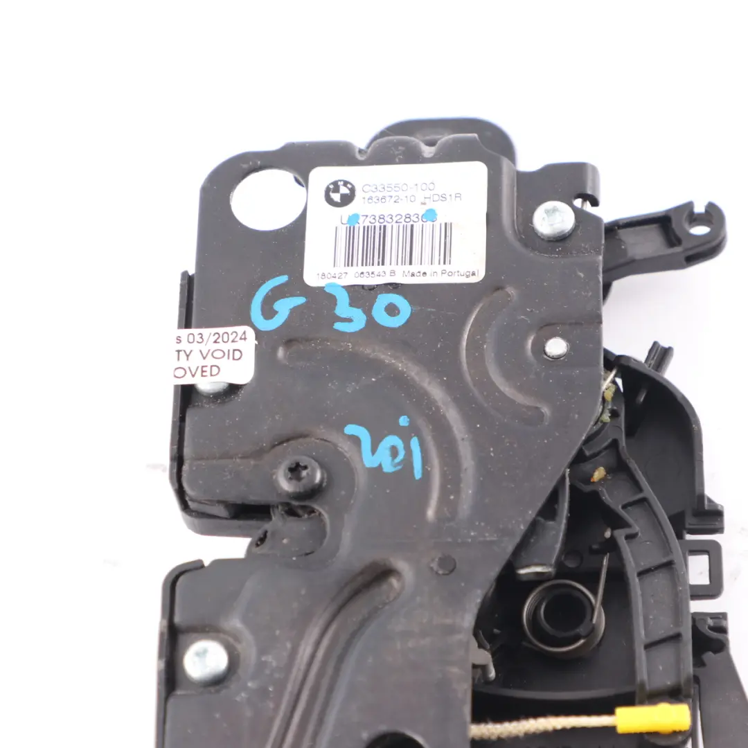 Zamek Klapy Bagażnika Tył do BMW F44 G20 G30 o numerze 7383283 BMW F44 G20 G30 Zamek Klapy Bagażnika Tył - SKU 7383283 - Numer Części 7383283