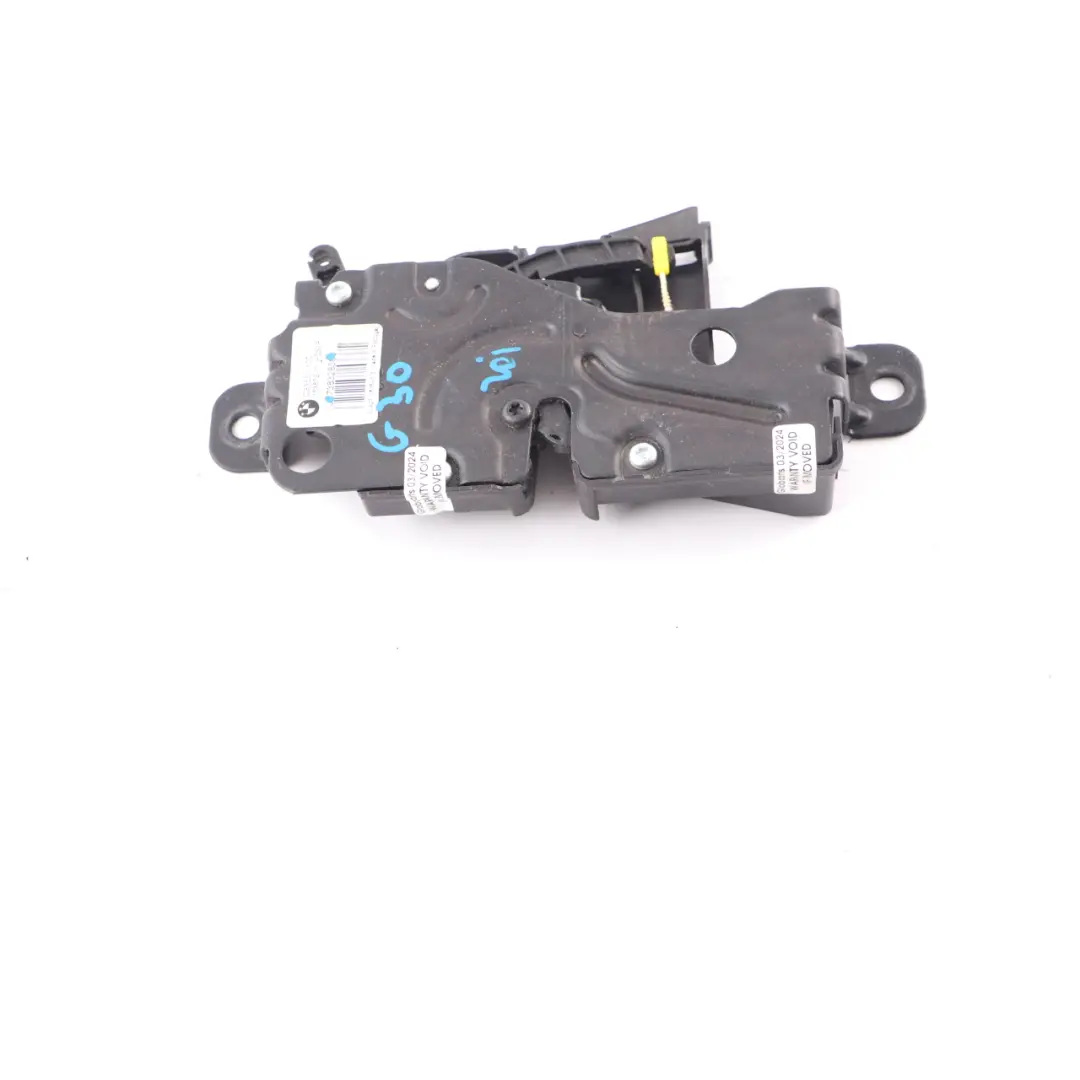 Trunk Lock BMW F44 G20 G30 Tailgate Latch Catch Mechanism Rear to with Part number 7383283 Trunk Lock BMW F44 G20 G30 Tailgate Latch Catch Mechanism Rear - SKU 7383283 - Part number 7383283