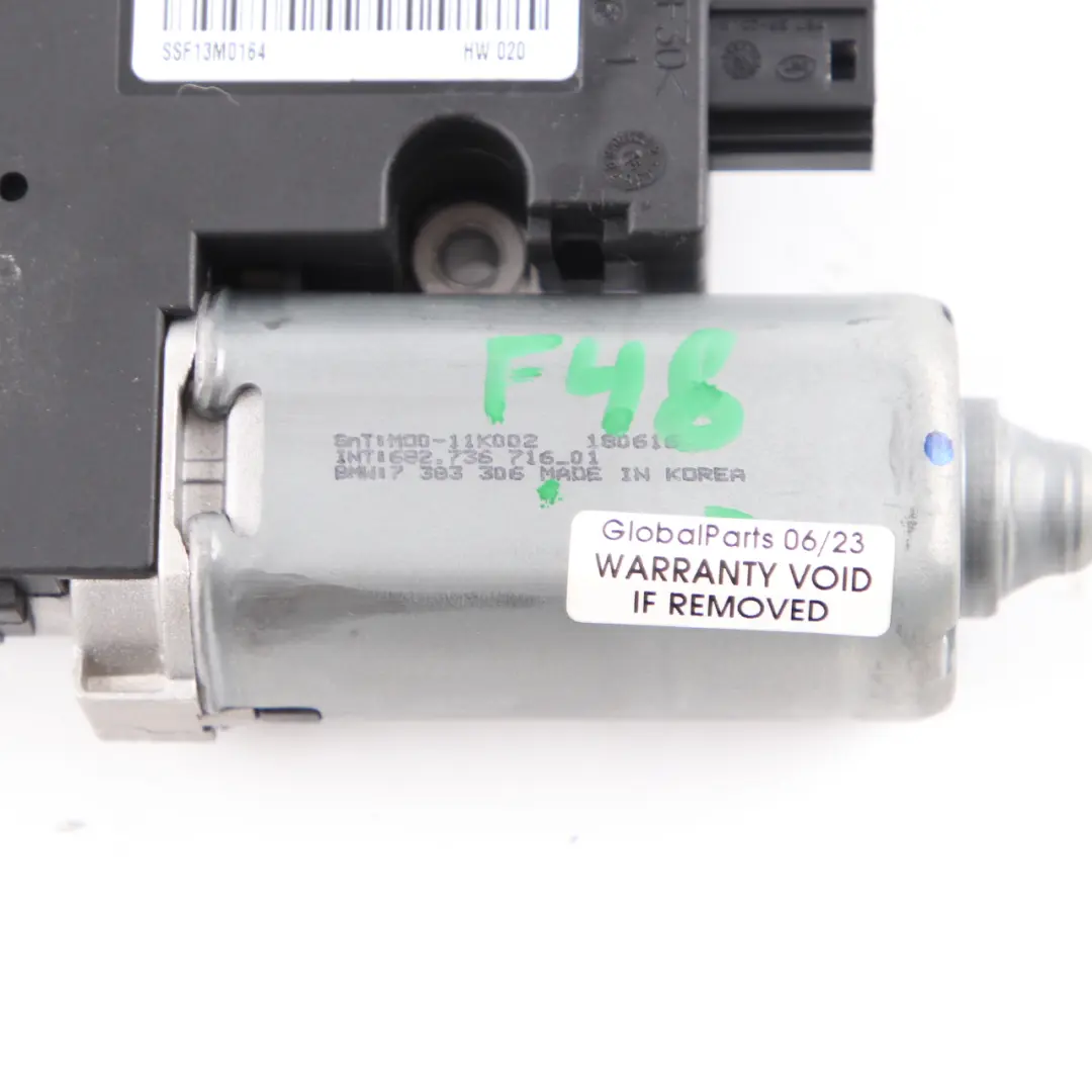 BMW X1 F48 LCI Silnik Silniczek Szyberdachu - SKU 7383306 - Numer Części 7383306