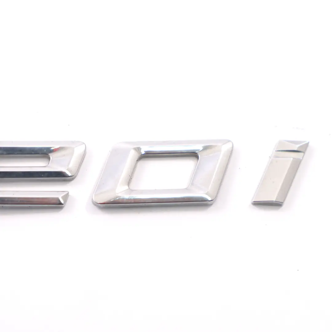 Emblem Lettering Rear Adhered Boot Trunk Lid Chrome to BMW F45 220i with Part number 7383515 BMW F45 220i Emblem Lettering Rear Adhered Boot Trunk Lid Chrome - SKU 7383515 - Part number 7383515