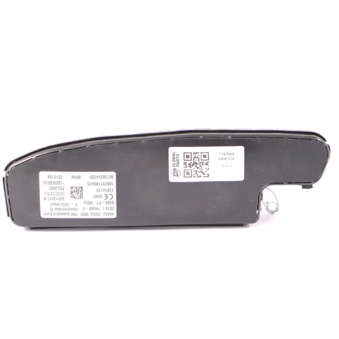 Poduszka Airbag Fotela Prawy Przód do BMW G30 G31 G32 G11 LCI o numerze 7383542 BMW G30 G31 G32 G11 LCI Poduszka Airbag Fotela Prawy Przód - SKU 7383542 - Numer Części 7383542