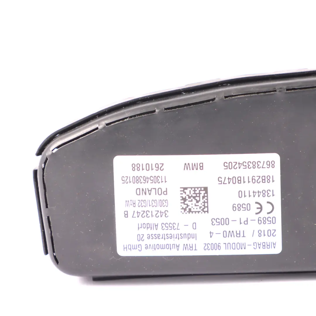 Side Air Module Front Right O/S to BMW G30 G31 G32 G11 LCI Seat with Part number 7383542 BMW G30 G31 G32 G11 LCI Seat Side Air Module Front Right O/S - SKU 7383542 - Part number 7383542