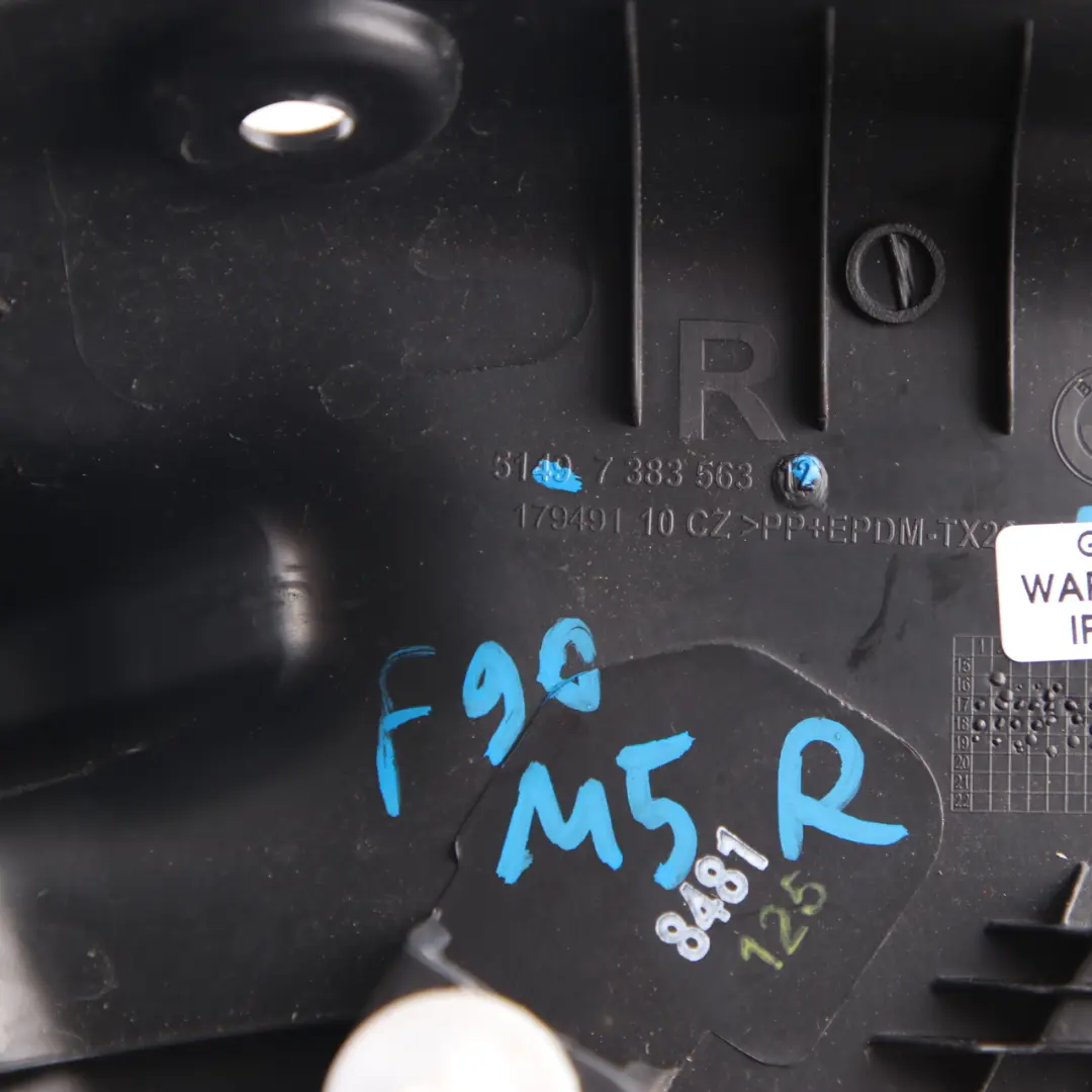 BMW G30 Osłona Zawiasu Bagażnika Prawy Tył - SKU 7383563 - Numer Części 7383563