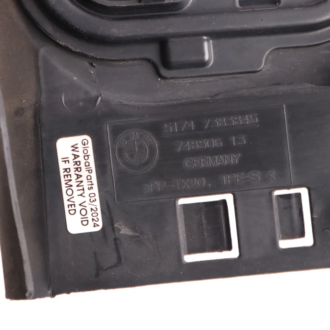 Duct Guide Radiator Support Top Upper Cover Panel to BMW G30 G31 Air with Part number 7383845 BMW G30 G31 Air Duct Guide Radiator Support Top Upper Cover Panel - SKU 7383845 - Part number 7383845