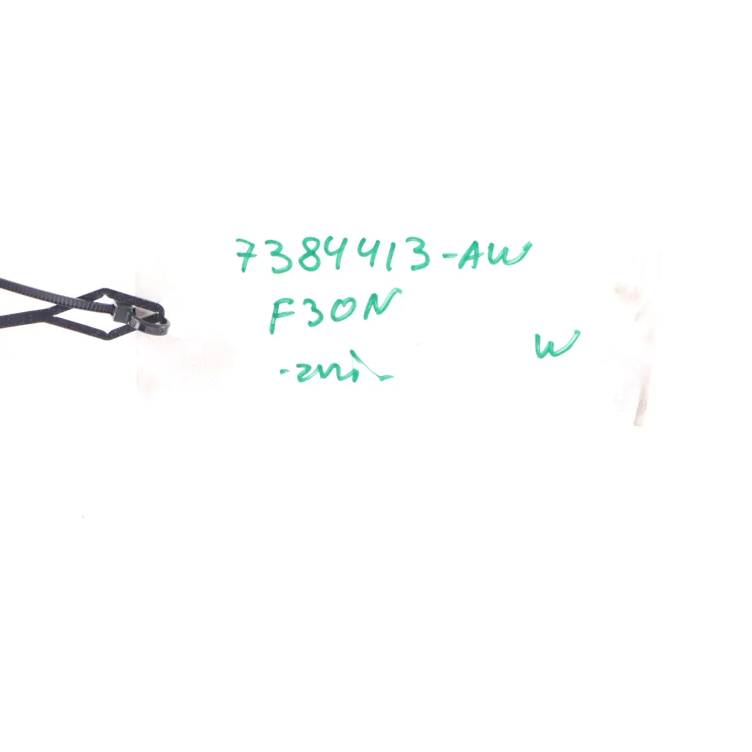 F30N Rear Bumper Towing Tow Hook Eye Cover Alpine White - 300 to BMW F30 with Part number 7384413 BMW F30 F30N Rear Bumper Towing Tow Hook Eye Cover Alpine White - 300 - SKU 7384413-AW - Part number 7384413