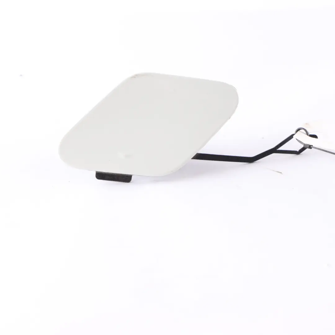 F30N Rear Bumper Towing Tow Hook Eye Cover Alpine White - 300 to BMW F30 with Part number 7384413 BMW F30 F30N Rear Bumper Towing Tow Hook Eye Cover Alpine White - 300 - SKU 7384413-AW - Part number 7384413