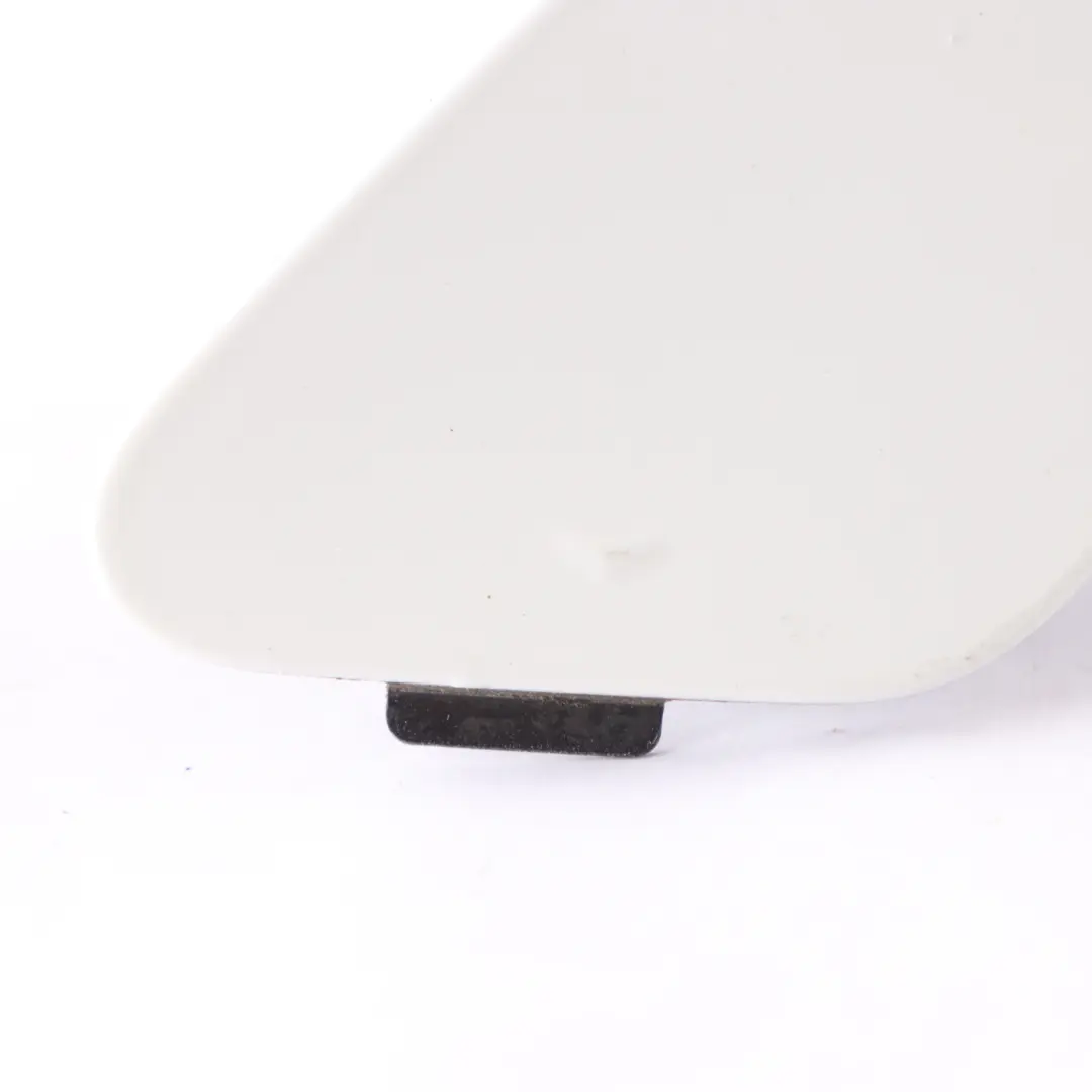 F30N Rear Bumper Towing Tow Hook Eye Cover Alpine White - 300 to BMW F30 with Part number 7384413 BMW F30 F30N Rear Bumper Towing Tow Hook Eye Cover Alpine White - 300 - SKU 7384413-AW - Part number 7384413