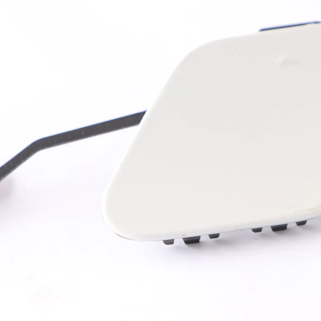 BMW F30 F30N Rear Bumper Towing Tow Hook Eye Cover Alpine White - 300 - SKU 7384413-AW - Part number 7384413