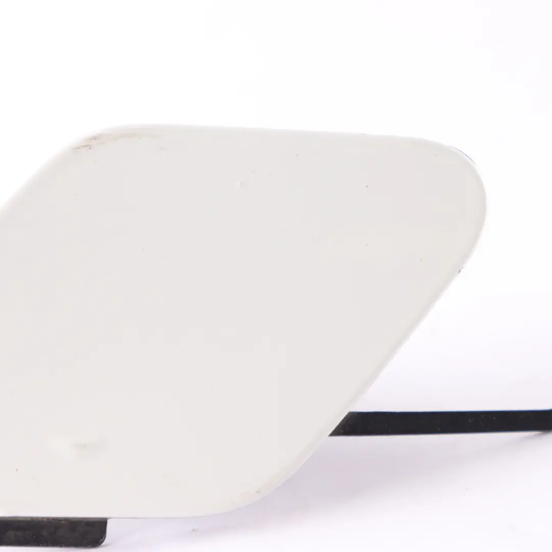 BMW F30 F30N Rear Bumper Towing Tow Hook Eye Cover Alpine White - 300 - SKU 7384413-AW - Part number 7384413