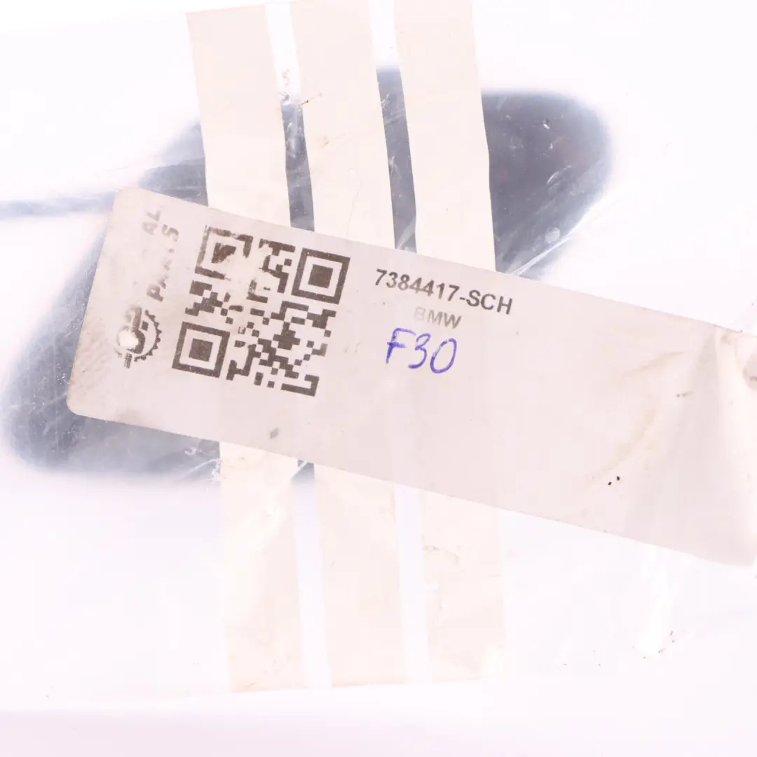 Bumper Cover Flap Towing Eye Hook Cap Schwarz 2 Black to BMW F30 LCI Rear with Part number 7384417 BMW F30 LCI Rear Bumper Cover Flap Towing Eye Hook Cap Schwarz 2 Black - SKU 7384417-SCH - Part number 7384417