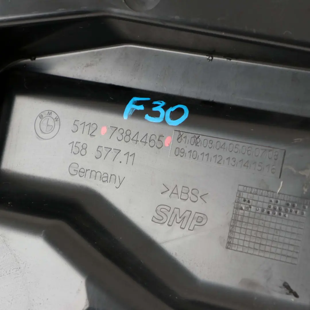 BMW serii 3 F30 LCI Ślizg Zderzaka Lewy Tył Tylny - SKU 7384465 - Numer Części 7384465