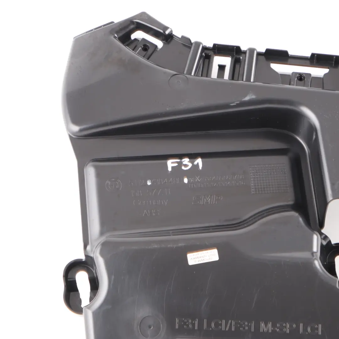 BMW F31 LCI M Sport Hintere Stoßstange Halterung Führung Unterstützung - SKU 7384480 - Teilenummer 7384480