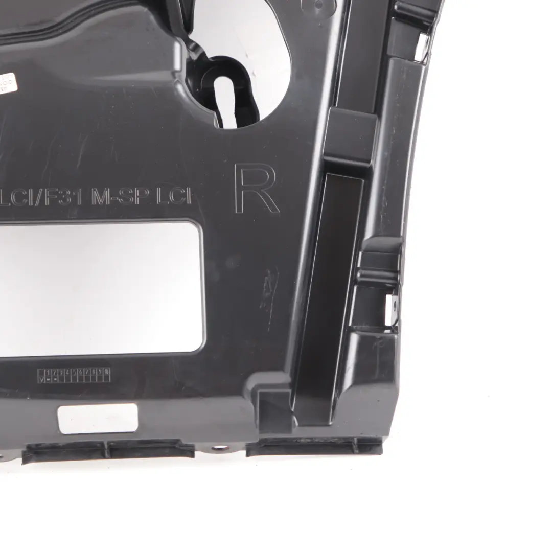 Bumper Mount Bracket Guide Support Right O/S to BMW F31 LCI M Sport Rear with Part number 7384480 BMW F31 LCI M Sport Rear Bumper Mount Bracket Guide Support Right O/S - SKU 7384480 - Part number 7384480