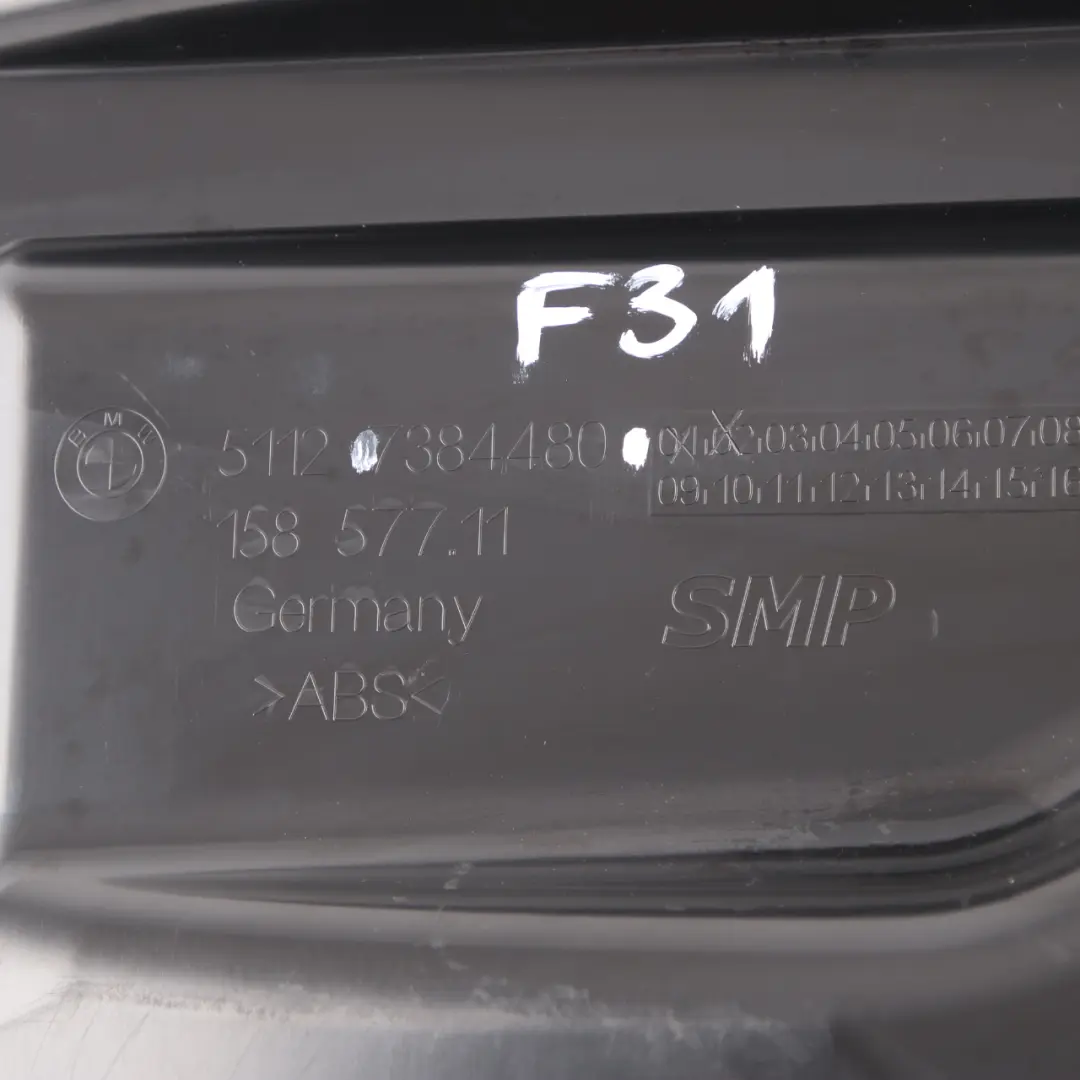 BMW F31 LCI M Sport Hintere Stoßstange Halterung Führung Unterstützung - SKU 7384480 - Teilenummer 7384480