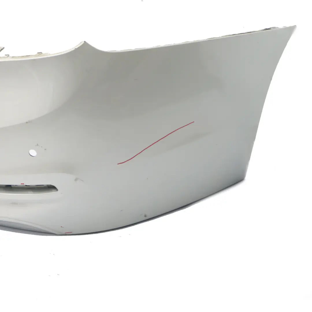 BMW F30 LCI Rear Bumper Trim Panel PDC Mineralweiss Mineral White - A96 - SKU 7384601-MW - Part number 7384601