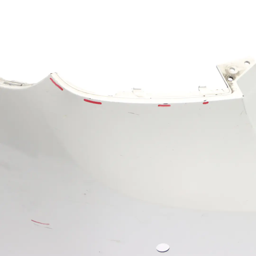 Bumper Trim Panel PDC Mineralweiss Mineral White - A96 to BMW F30 LCI Rear with Part number 7384601 BMW F30 LCI Rear Bumper Trim Panel PDC Mineralweiss Mineral White - A96 - SKU 7384601-MW - Part number 7384601