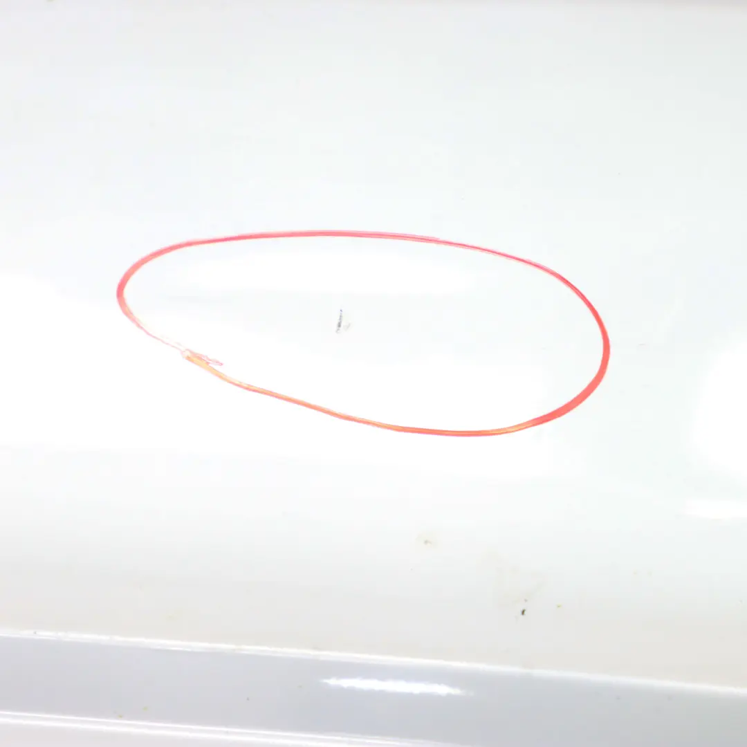 Bumper Trim Panel PDC Mineralweiss Mineral White - A96 to BMW F30 LCI Rear with Part number 7384601 BMW F30 LCI Rear Bumper Trim Panel PDC Mineralweiss Mineral White - A96 - SKU 7384601-MW - Part number 7384601