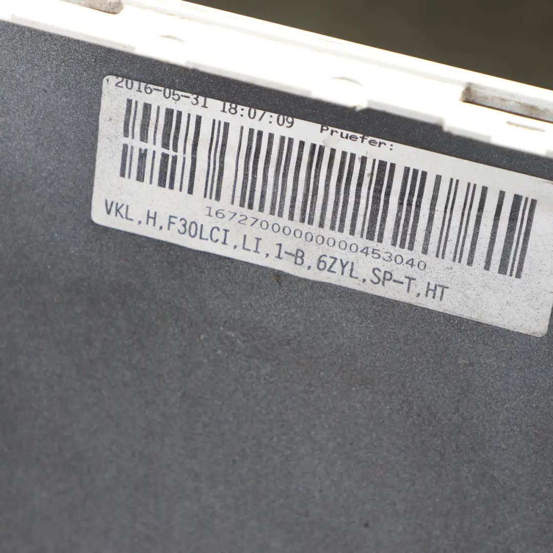 Bumper Trim Panel Sport Line PDC Alpinweiss White - 300 to BMW F30 LCI Rear with Part number 7384603 BMW F30 LCI Rear Bumper Trim Panel Sport Line PDC Alpinweiss White - 300 - SKU 7384603-AW - Part number 7384603