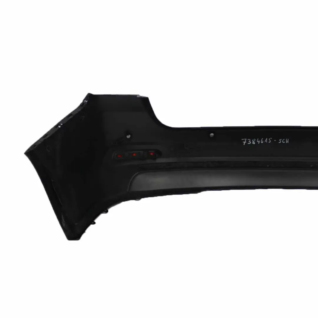 BMW F31 LCI Bumper Rear Touring Trim Panel PDC Schwarz 2 Black - 668 - SKU 7384615-SCH - Part number 7384615