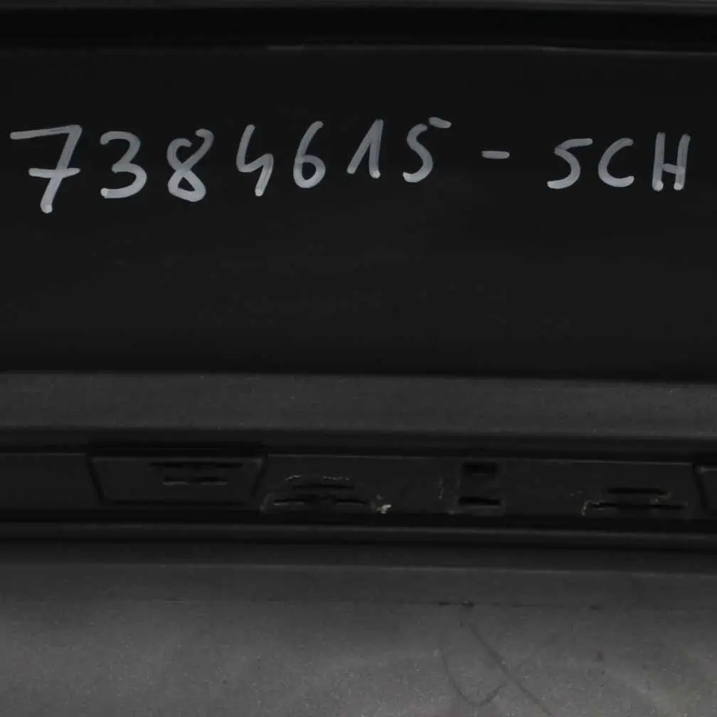 BMW F31 LCI Bumper Rear Touring Trim Panel PDC Schwarz 2 Black - 668 - SKU 7384615-SCH - Part number 7384615