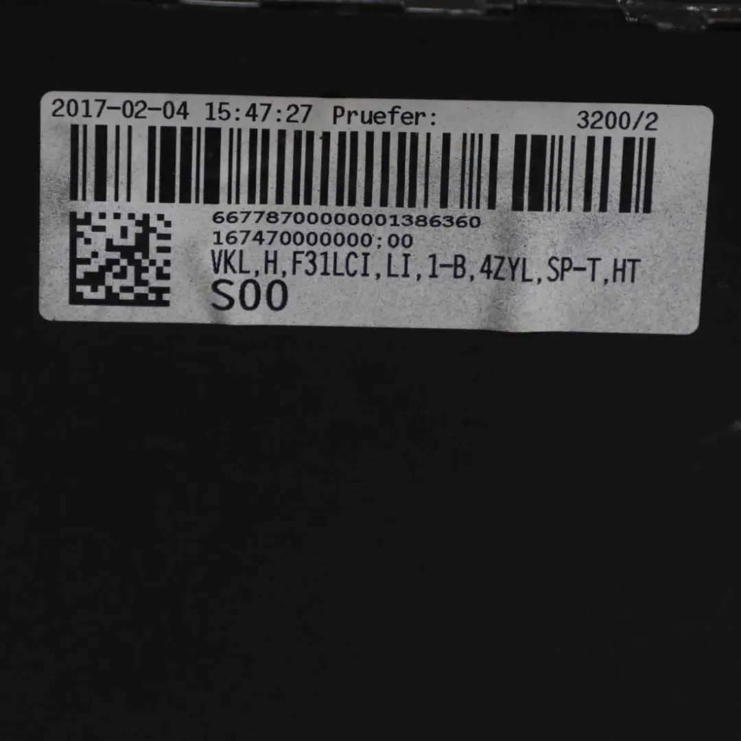 BMW F31 LCI Zderzak Tył Tylny Schwarz 2 - 668 - SKU 7384615-SCH - Numer Części 7384615