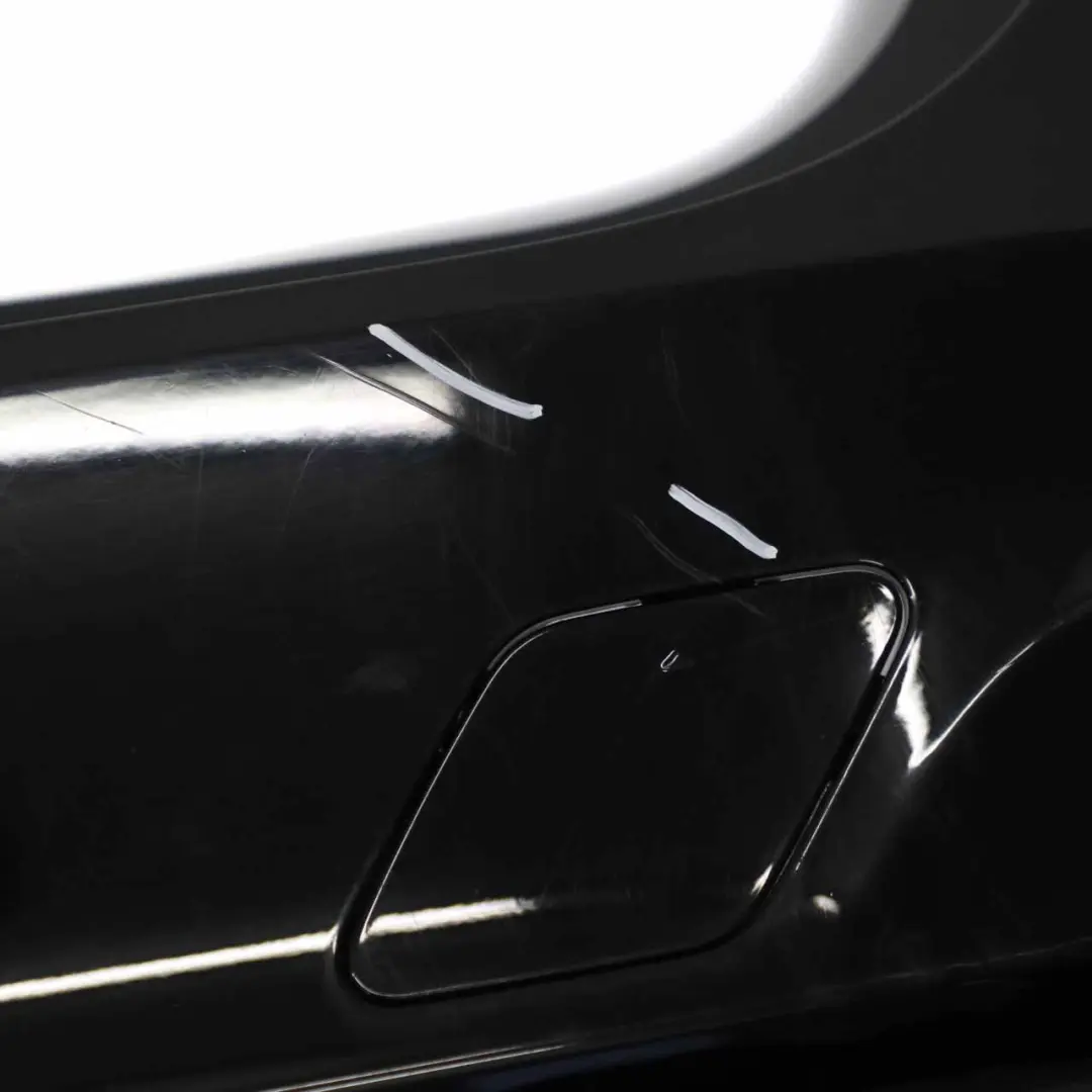 BMW F31 LCI Bumper Rear Touring Trim Panel PDC Schwarz 2 Black - 668 - SKU 7384615-SCH - Part number 7384615