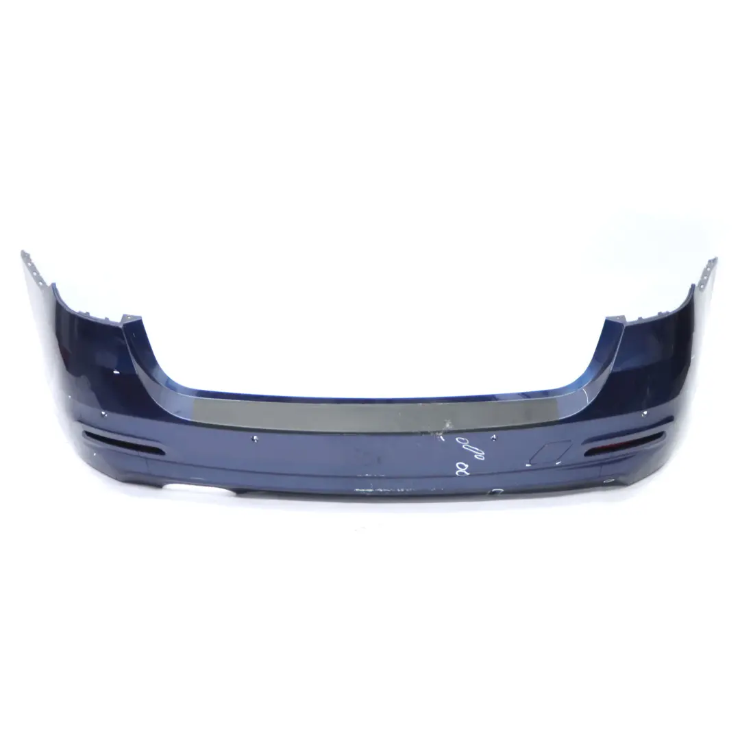 BMW F31 LCI Bumper Rear Touring Trim Panel PDC Mediterranean Blue Metallic - C10 - SKU 7384617-MED - Part number 7384617