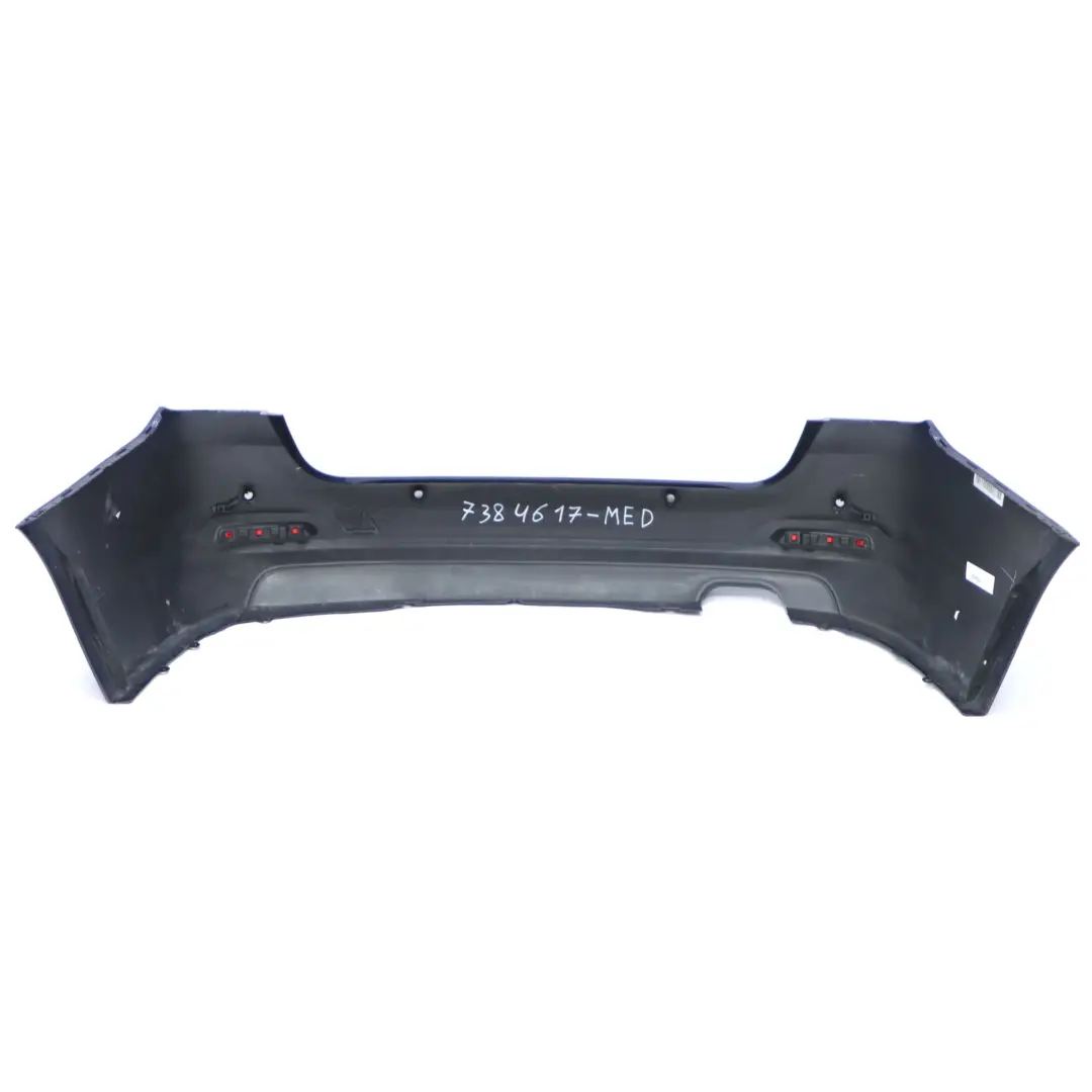 BMW F31 LCI Bumper Rear Touring Trim Panel PDC Mediterranean Blue Metallic - C10 - SKU 7384617-MED - Part number 7384617