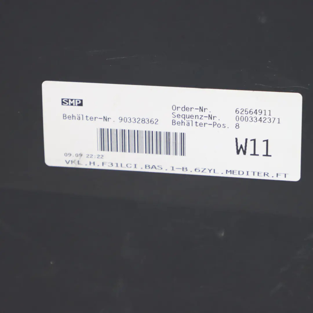 Zderzak Tylny PDC Mediterranean Blue Niebieski Metalik - C10 do BMW F31 LCI o numerze 7384617 BMW F31 LCI Zderzak Tylny PDC Mediterranean Blue Niebieski Metalik - C10 - SKU 7384617-MED - Numer Części 7384617