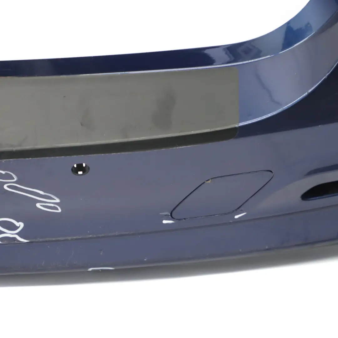 BMW F31 LCI Bumper Rear Touring Trim Panel PDC Mediterranean Blue Metallic - C10 - SKU 7384617-MED - Part number 7384617