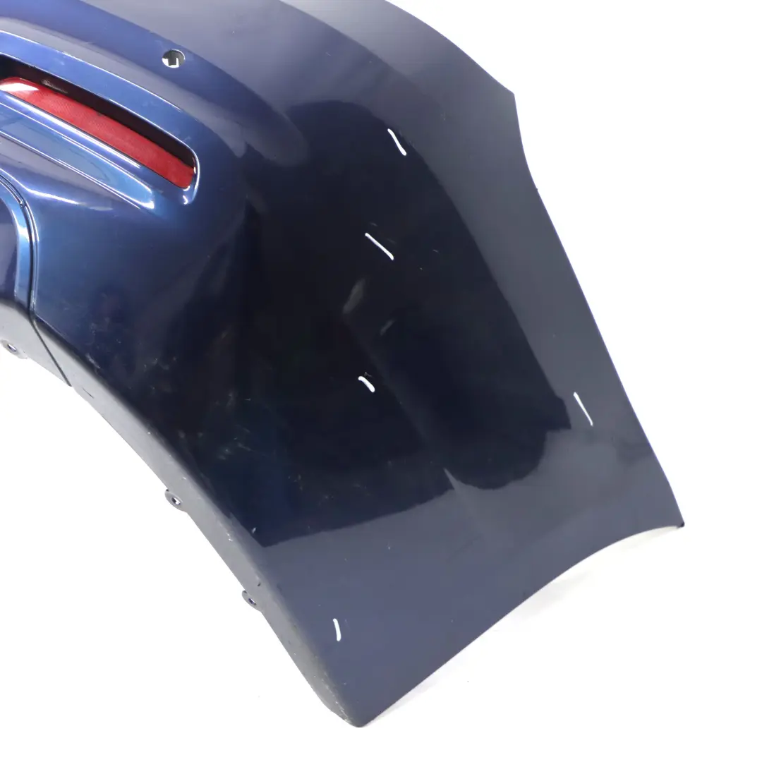BMW F31 LCI Bumper Rear Touring Trim Panel PDC Mediterranean Blue Metallic - C10 - SKU 7384617-MED - Part number 7384617